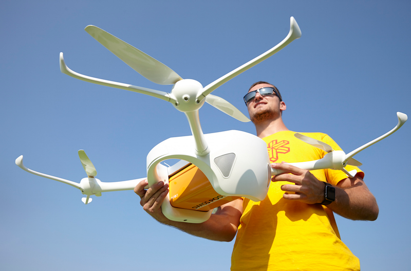 Illustration for article titled Switzerland is Testing a Drone Delivery Service for Emergency Supplies